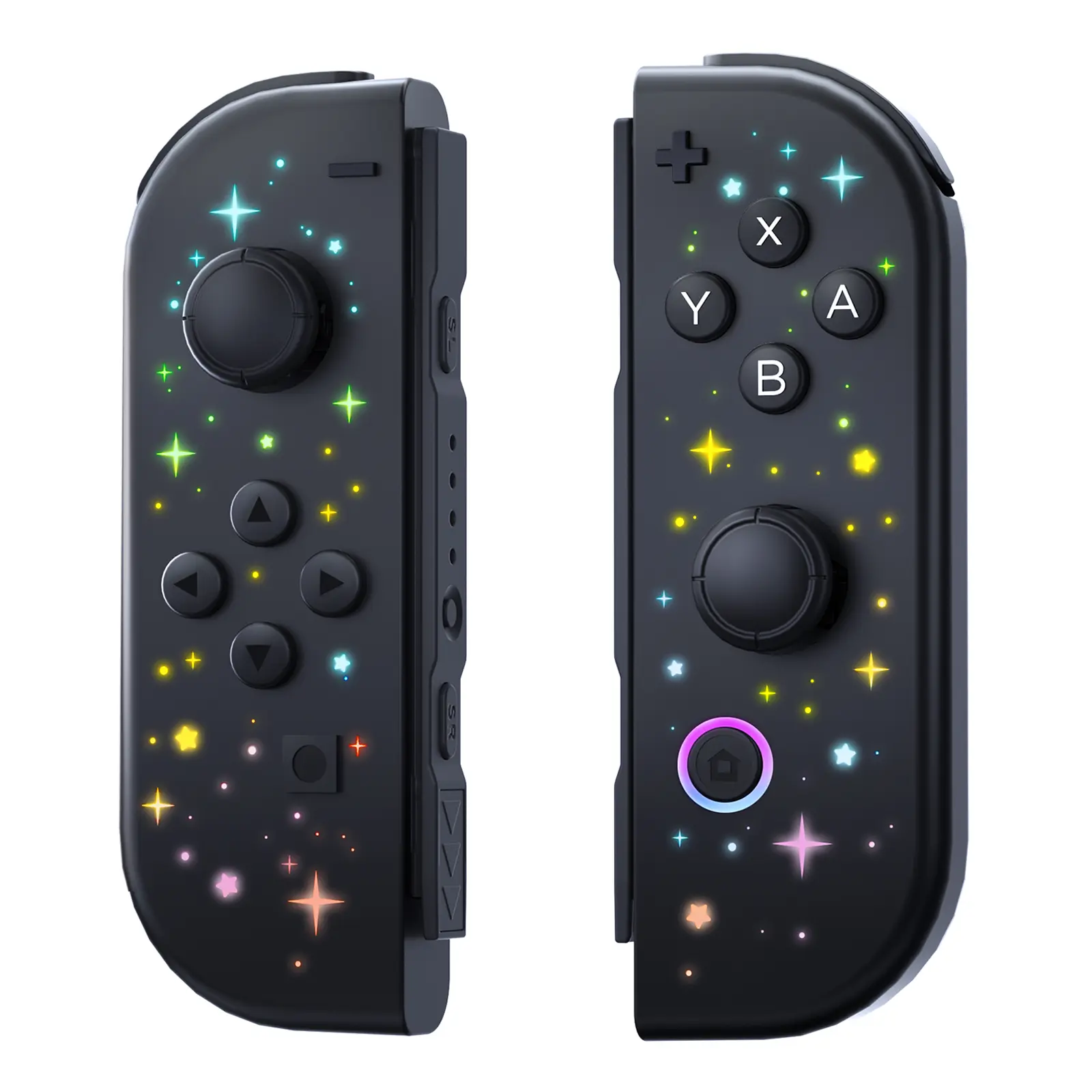 POGRIKO Wireless Switch Controller for Switch/Lite/OLED, Dual Vibration & Motion Control-STAR