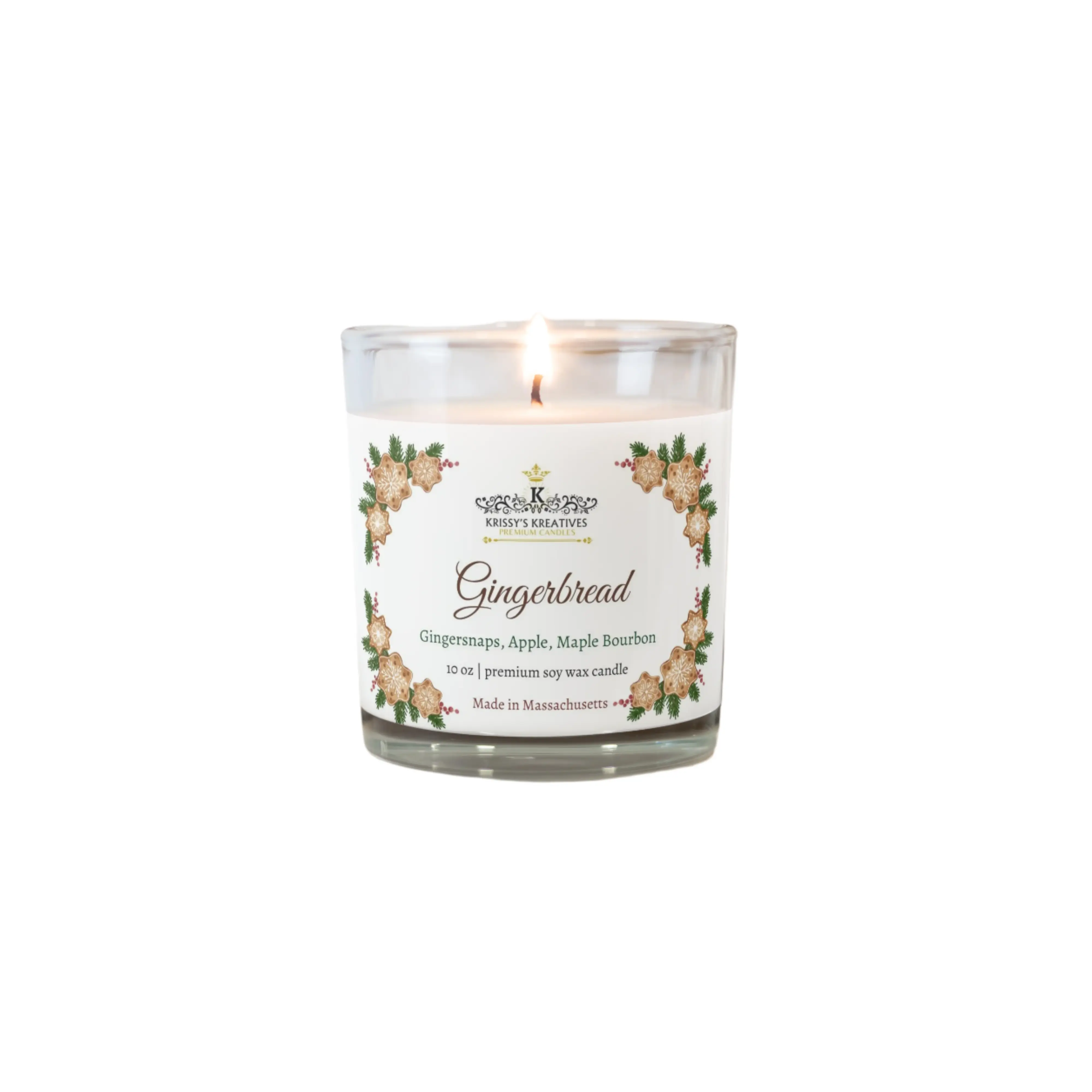 Gingerbread Dessert Candle