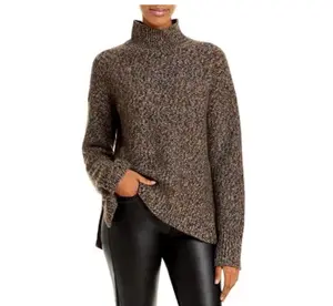 Theory Women's Karenia Marled Cashmere Sweater XXXXS Casual Turtleneck