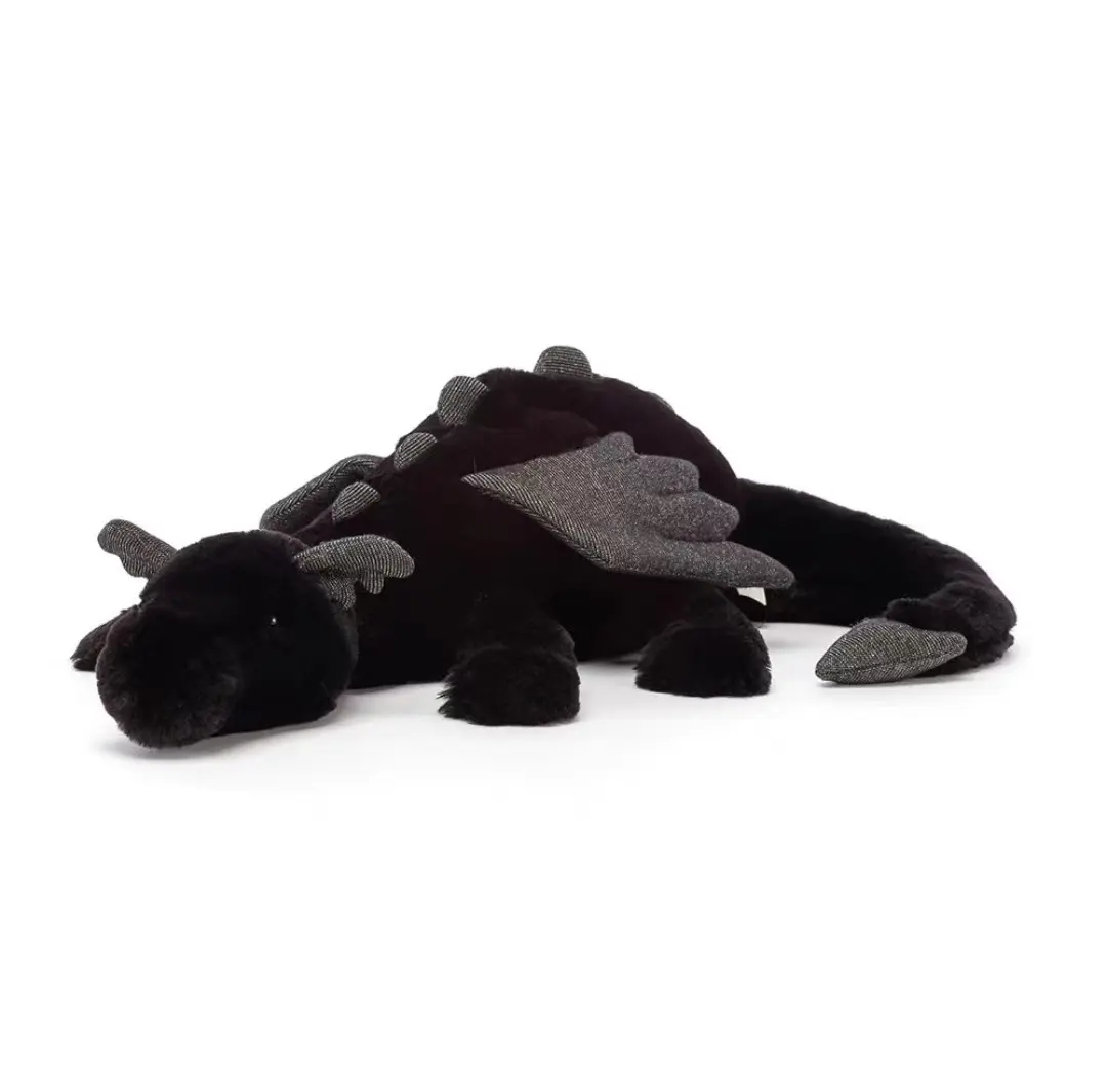 Jellycat Dragon Plush Toy - Soft Stuffed Animal, Cute Cuddly Gift for Kids, Collectors, Home Decor Accent