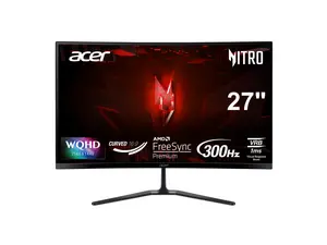 Acer Nitro 27 inch WQHD 2K 1440P 300Hz with AMD FreeSync Premium Technology 1ms HDR10 Built-in Speakers Curved Gaming Computer Monitor ED270U Fbmiipx