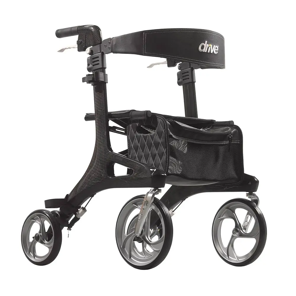 Drive Medical Nitro® Elite CF, Carbon Fiber Rollator