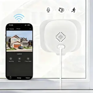 HD Window Camera for Home Security with AI Full-Color Night Vision, Indoor/Outdoor Home Camera, Wifi Security Camera, Person & Motion Detection, Two-Way Audio, Phone APP Control, 24/7 Recording, Easy Quick Installation, Home Security Cameras