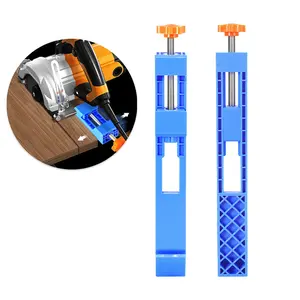 Circular Saw Guide Rail, Adjustable Cutting Machine Base Guide, Track Saw Circular Saw Guide, Precision Wood Cutting Guide Portable Adjustable ABS Cutter Holder for Power Tool Woodworking Sawing, Tool Accessories