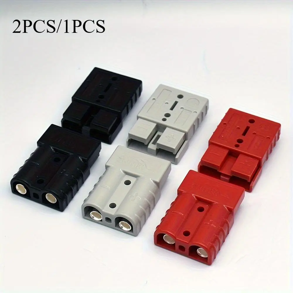 2PCS/1PCS 50A Anderson Plug Electric Forklift Battery Connector - Durable Reliable Stainless Steel Connectors Quick & Easy Installation! Waterproof Connector