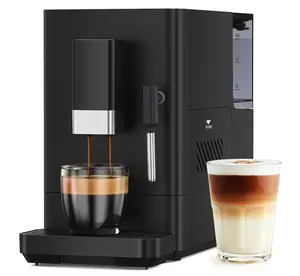 Kismile Automatic Espresso Machine with Grinder & Milk Frother, 20 Bar Coffee Maker, One-Touch Latte Cappuccino Americano, 15 Grind Settings Bean-to-Cup Espresso Machine, Self-Cleaning for Home & Office