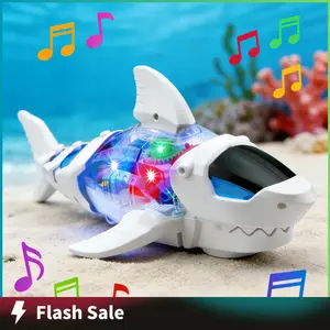 Musical Crawling Shark Toy with Obstacle Avoidance Fun Interactive for Babies 5 Months to 2 Years Perfect for Boys Girls A Gift for the Child Supports Tummy Time Crawling and Early Walking