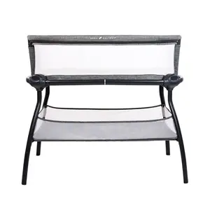 Beside Me™ Nova Bassinet with Stand - Charcoal Tweed