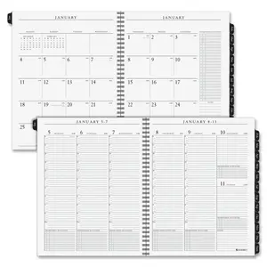 At A Glance  9 x 11 in. Weekly & Monthly Appointment Refills - White