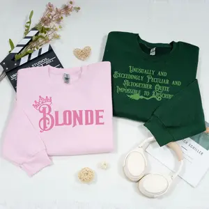 Wickeds Duo Sweatshirt, Elphaba And Glinda Initials Shirt, Wickeds Movie Merch Exceedingly Peculiar Shirt, Unique Movie Fan Gift