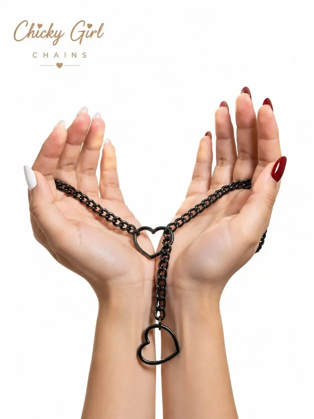 Black 80cm Slip Chain with Heart O- Ring, Exquisite Jewelry Gift for Date, Anniversary, Punk Style Necklace, Adjustable Daily Wear Chain for Women & Men,  Birthday, Christmas, Party