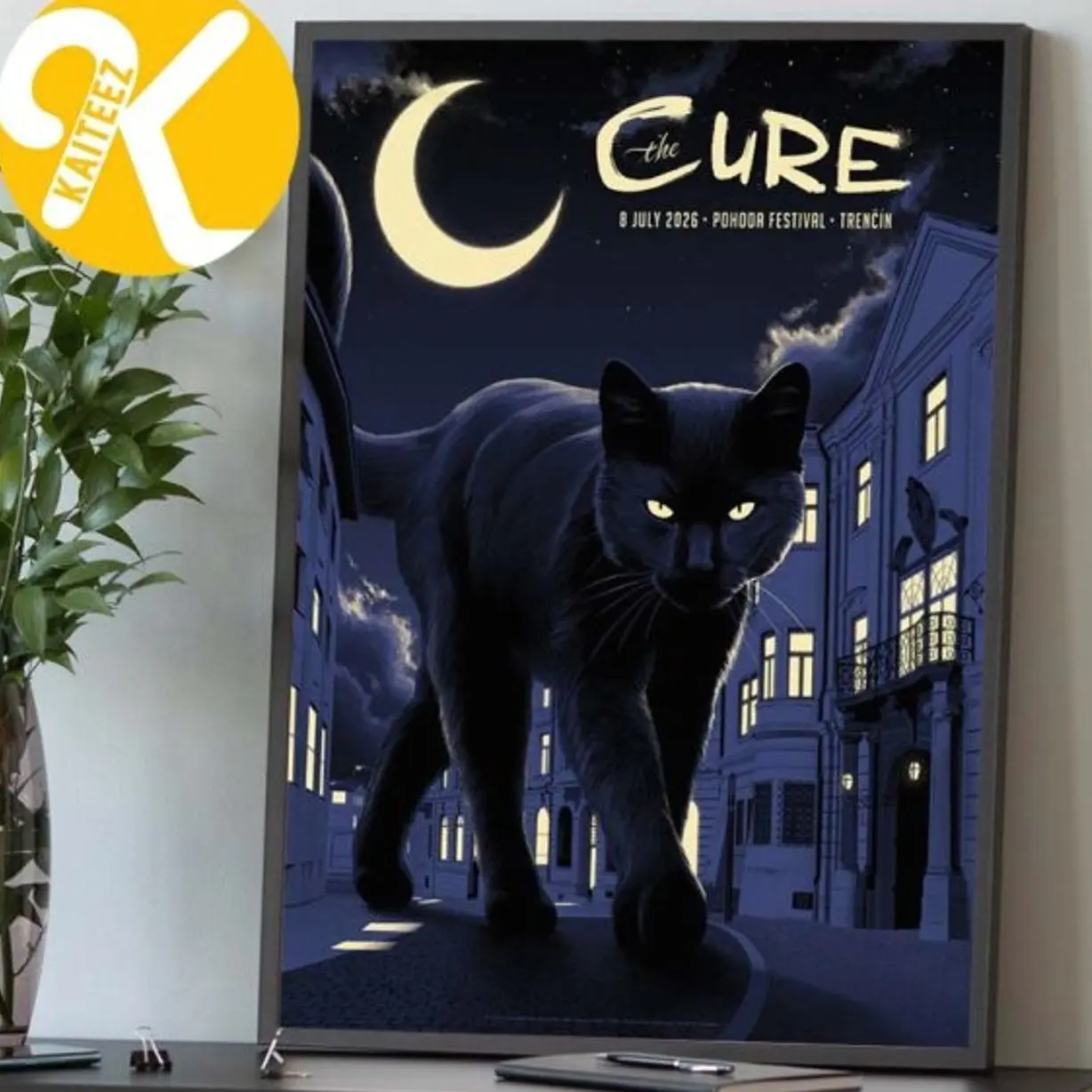 The Cure Merch Trencin 2026 Event At Pohoda Festival In Trencin Slovakia On July 8 2026 Home Decor Poster Canvas