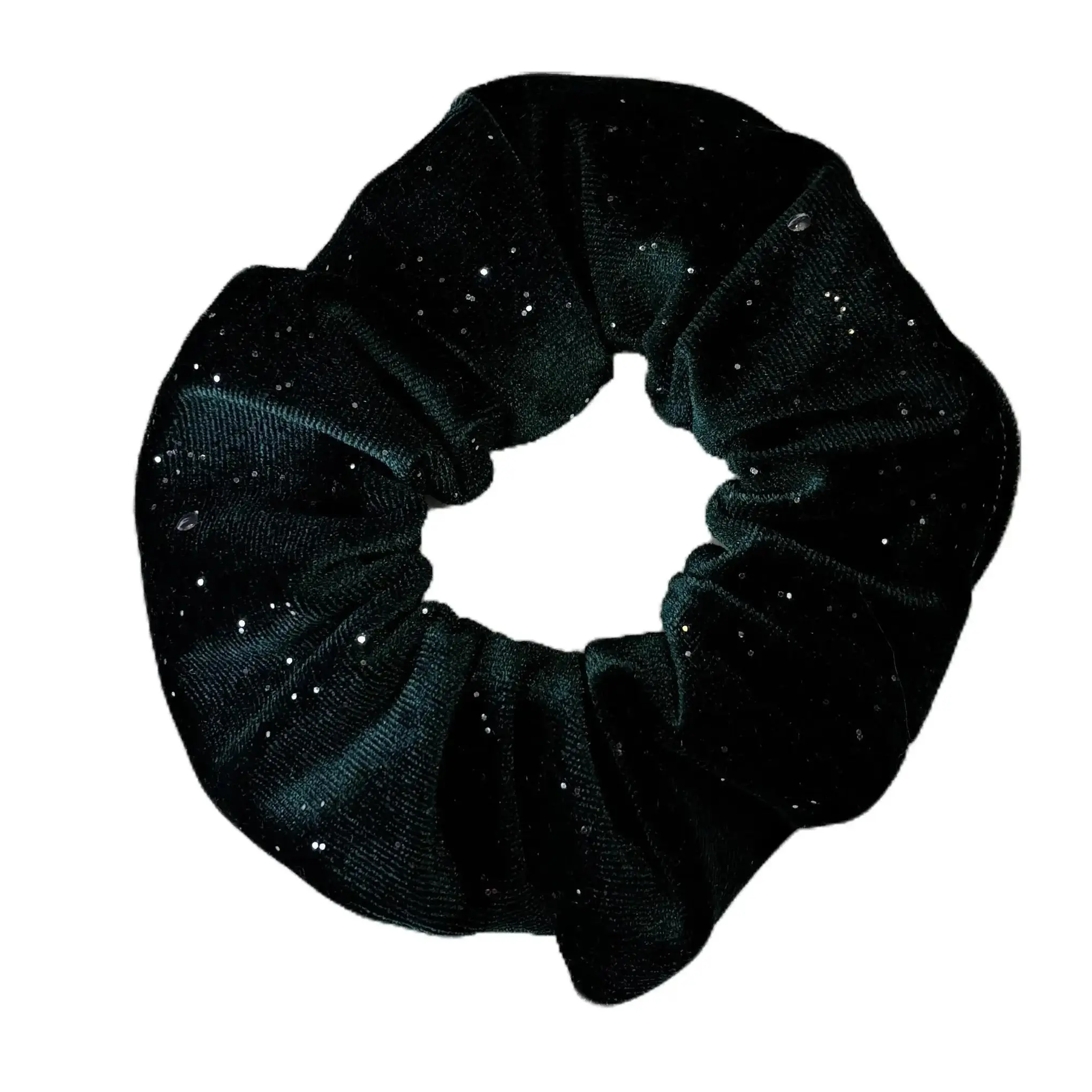 Handmade Velvet Scrunchie – Evergreen Velvet | Luxe Soft Hair Scrunchie