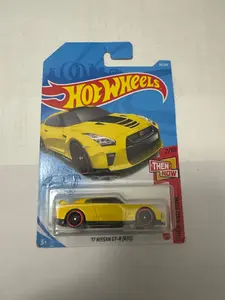 Hot Wheels 2021 79/250 Then And Now 2/10 ‘17 Nissan GT-R (R35) Yellow