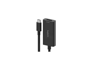 Belkin AVC013btBK 7.5" Black Connect USB-C to HDMI 2.1 Adapter (8K, 4K, HDR compatible) Male to Female