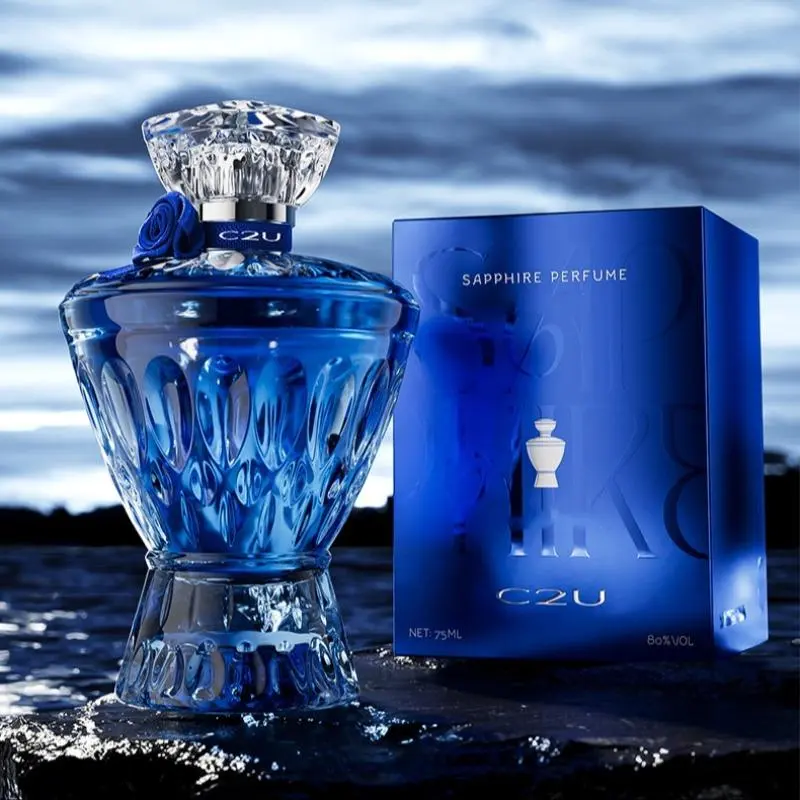 75ML Men's Perfume, Long Lasting Fragrance, Blue Ocean Scented Perfume, Marine Perfume, Eau De Toilette, Fragrance for Men, Perfume for Men, Long Lasting Colognes, Intense Edp