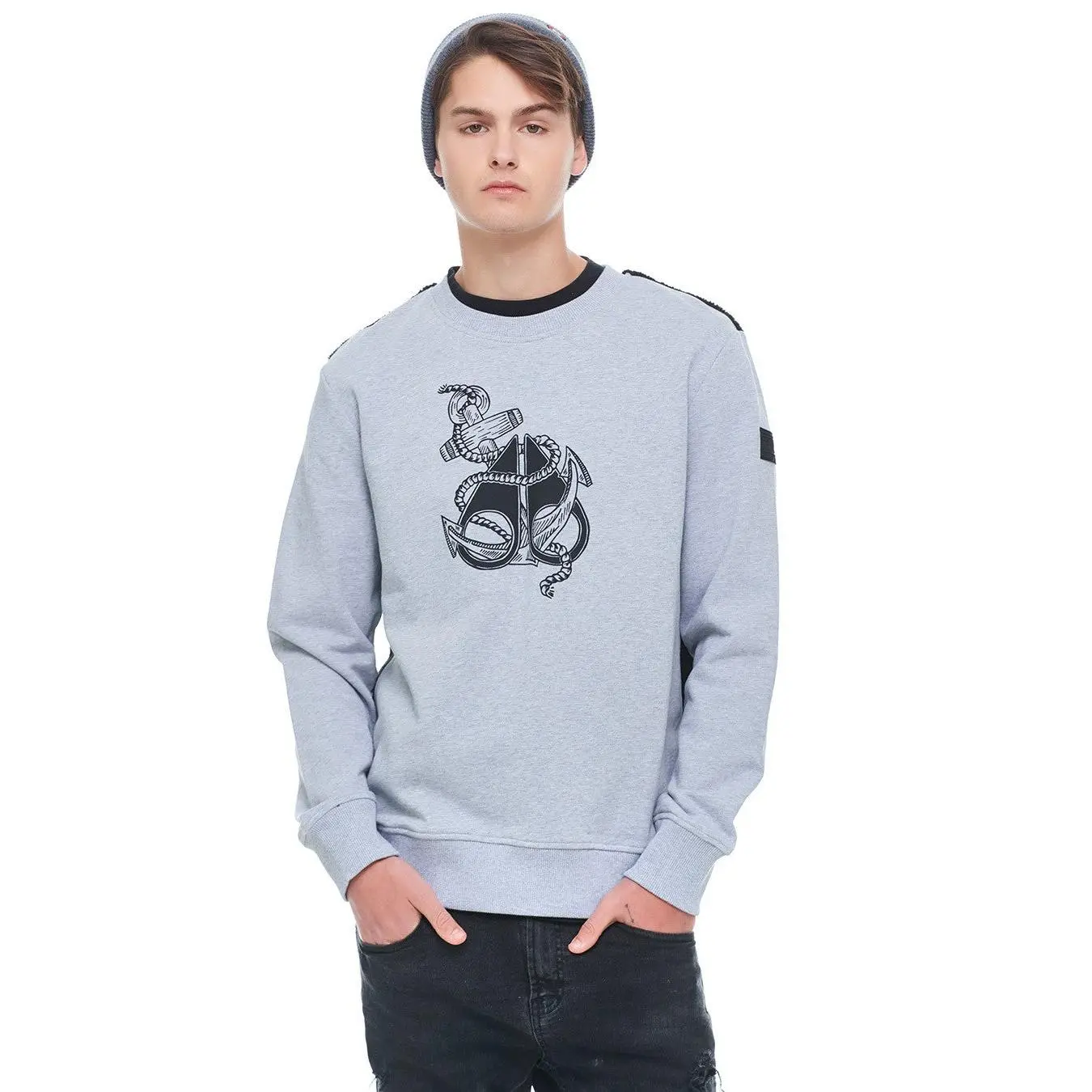 MOOSE KNUCKLES LAKE PULLOVER Mens Apparel