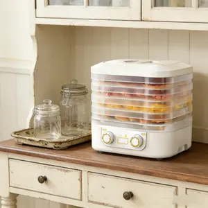 1pc Family Pet Food Dehydrator Digital Timer Adjustable Temperature Control for Homemade Beef Jerky Fruit Vegetable Healthy Snacks Preserver