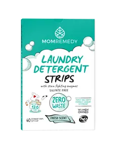 Laundry Detergent Sheets - Zero Waste, Plastic Free, Safe for your whole Household, Washer Sheets - 60 CT