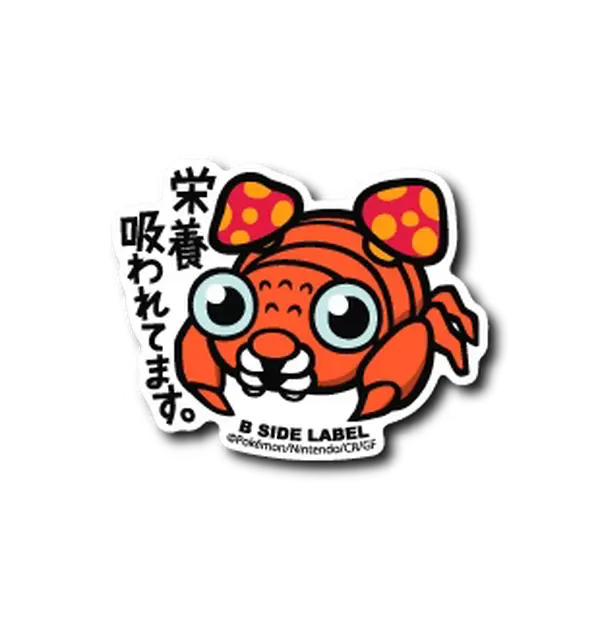 Pokemon Paras B-Side Label Sticker Japan Exclusive