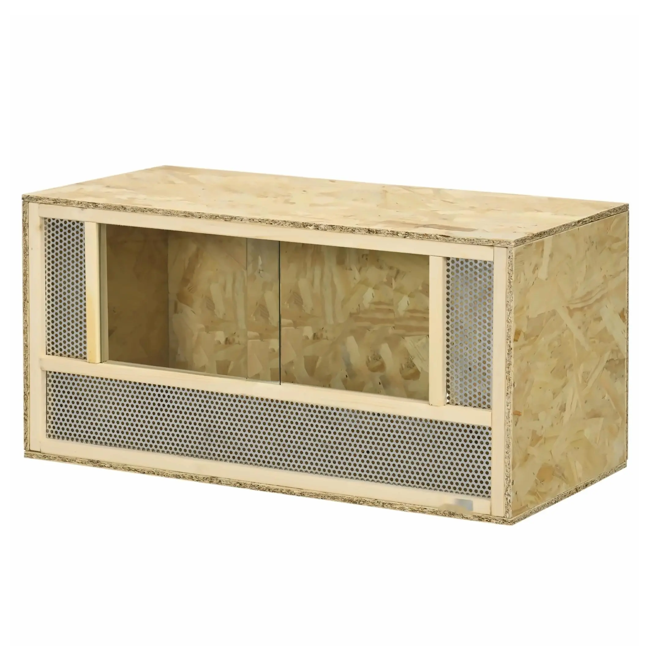 Wooden Reptile Terrarium Tank Enclosure - 31.5"x15.7"x15.7" Sliding Door Habitat for Chameleon, Snake (Pet Supplies Reptile Housing), Reptile Tank