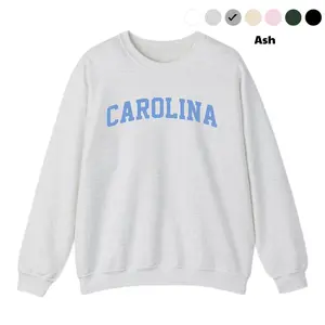 North Carolina Tarheels Center Swoosh sweatshirt, unisex sweatshirt, casual sweatshirt