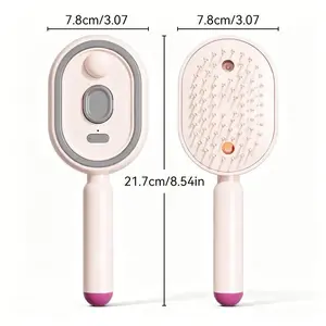 Electric Spray Airbag Massage Comb, Essential Oil Atomization Hair Brush, Anti-Static Salon Hair Care Tool for Fluffy Styling