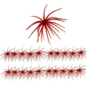20PCS Floating Soft Plastic Fishing Lures, Realistic Sea Urchin Bait with Lifelike Details, Durable Freshwater Bass Lures