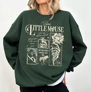 Run Little Mouse Shirt - Sweatshirt - Hoodie, Haunting Adeline, Dark Romance, Smut Reader, Spicy Book, Book Lover Gifts, Clasic Cotton Top Womenswear