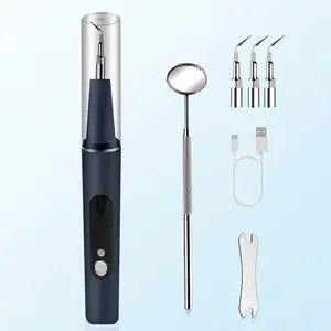 NBGRLVS Oral Plaque & Tartar Remover Kit with 5 Modes High-Frequency Vibration LED Light for At-Home Teeth Cleaning Cost-Effective Oral Care Solution - Cleansing