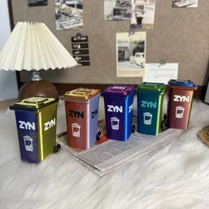 Zyn bin desktop trash - compact & stylish waste bin for desk/office