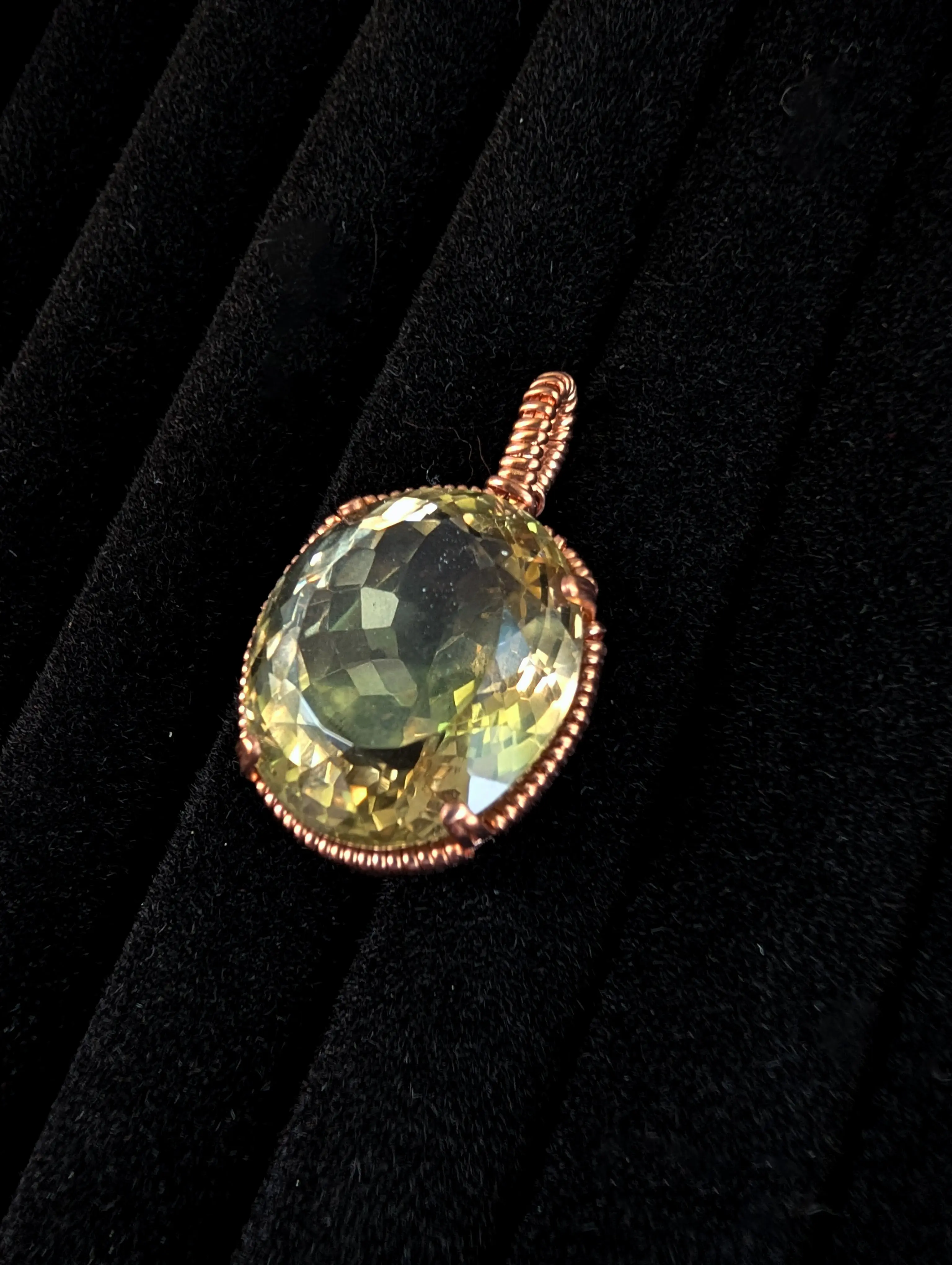 Lemon Quartz Pendant