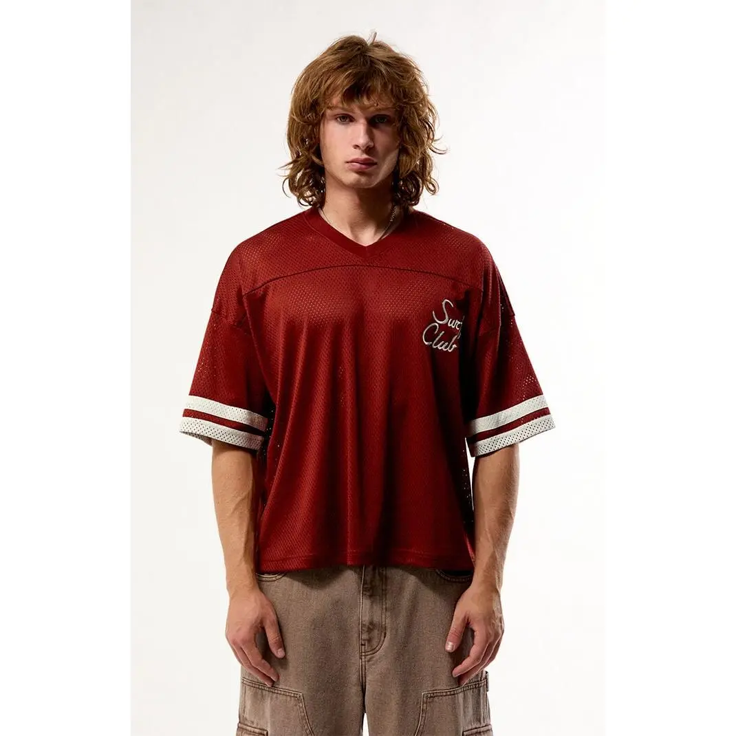 Pacsun Men's Surf Club Mesh Football Jersey