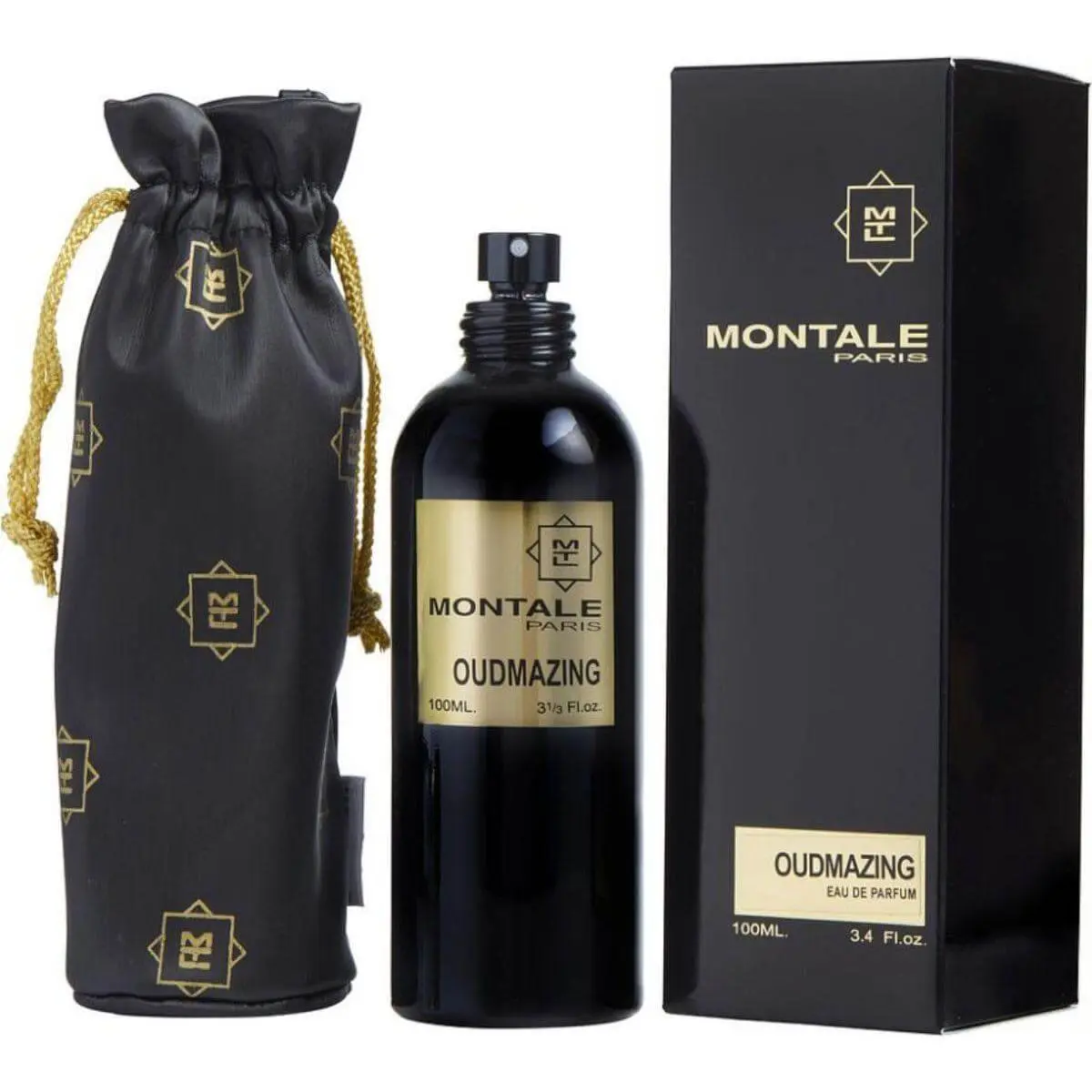 Montale Oudmazing Unisex Eau de Parfum (EDP) - 3.3/3.4 oz, 10ml, New in Box, Woody Floral Fragrance with Citrus, Fruity, Jasmine, Musk, Vanilla Notes, Liquid, Attractive Woody Floral Fragrance