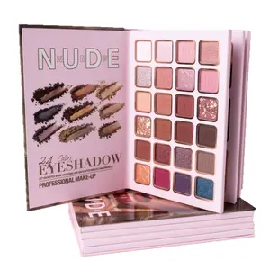 4-Layer Book Eye Shadow Palette Glitter Matte Makeup Palette for Daily & Stage with 24 Eyeshadow 7 Contour 6 Blush 6 Highlighter Versatile High Cost Performance Natural Finish Cosmetic eyeshadow palette eyeshadow eye makeup bullseyes deals