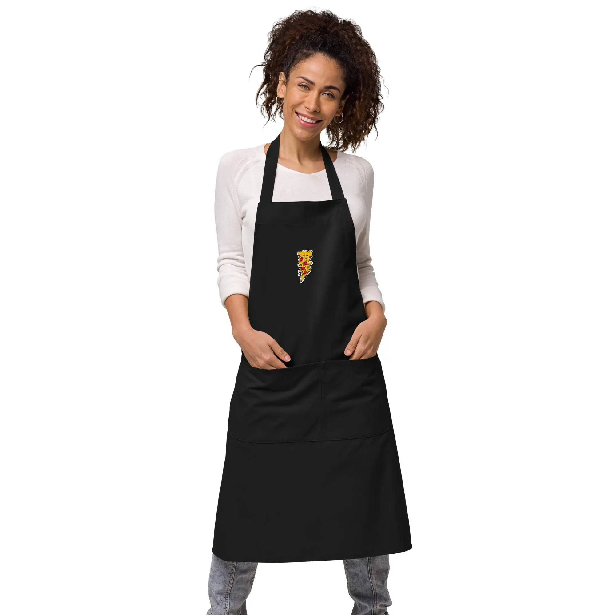 Santoli Connected Lightning Pizza Organic cotton apron