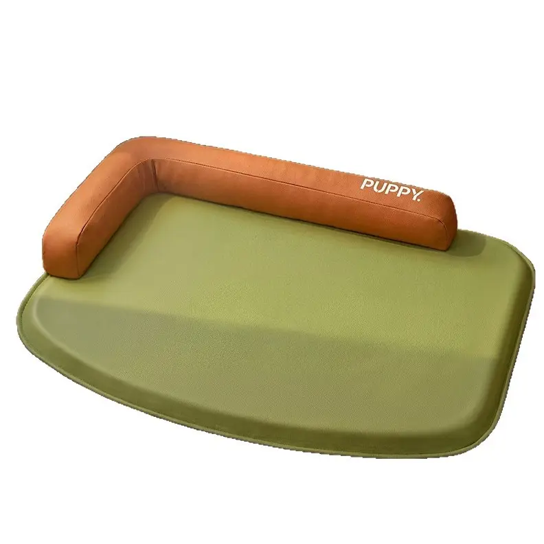 Waterproof Cooling Pet Bed for Dogs & Cats - Medium Size Spring Summer Mat with Chew Resistant, Scratch Resistant, Durable, Solid Design, Detachable Machine Wash Pad, Portable Couch Protector, Stylish Rest Spot sohochic