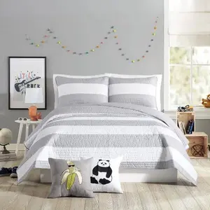 2Pc Twin Lavelle Kids' Quilt Set Gray - Urban Playground