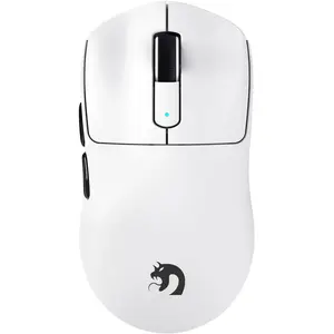 MAMBASNAKE M3 Rechargeable Wireless Gaming Mouse,40K DPI,39g Ultra Light Gaming Mouse,PAW3395PRO Optical Sensor,Tri-Mode BT5.1/2.4G/USB-C PC Game Mice,Programmable Buttons,300mAh Battery for PC/Laptop/Mac-Griptape