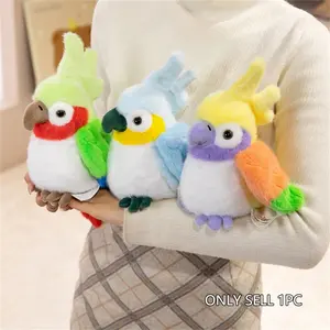 Cute Parrot Plush Toy, Soft Fluffy Stuffed Animal, Home Decor, Birthday Gift, Valentine's Day, Mother's Day, Graduation, Wedding