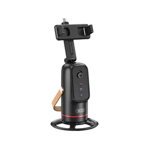 Auto Face Tracking Phone Holder, 360 ° Rotation Face Phone Tracking Tripod, Smart Shooting Camera Mount , with Gesture Control Function, Suitable for Vlog/Live Streaming/Video Recording
