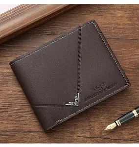 Slim Money Clip Wallet for Men Leather Bifold Wallet Front Pocket Minimalist Credit Card Holder with ID Window Compact Lightweight Everyday Carry Wallet for Business Travel Daily Use Gift for Men