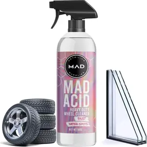 Shenzhen Mad Acid Glass Cleaner, Heavy-Duty Car Wheel Cleaner, Chrome Plated Surface Safe Cleaning Agent, Ideal for Auto Maintenance