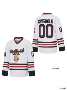 Men's Griswald #00 Basketball Jersey - Featuring a cute moose pattern