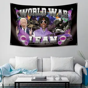 World War Lean 3x5 Ft Flag - Meme Collectible for Fans, Dorm Room Decor
