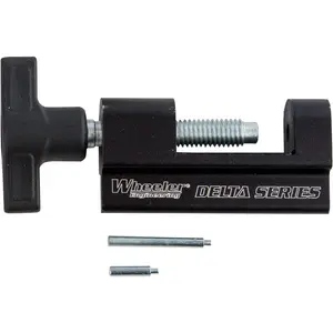 Wheeler Engineering Trigger Guard Install Tool for Installing and Changing Trigger Guards While Gunsmithing, black, silver