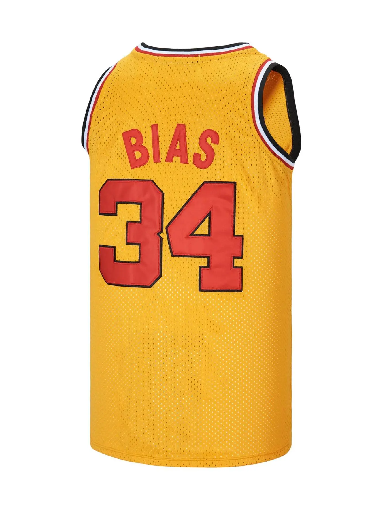 Men's #34 Bias Print Sport Jersey, Hip-Hop Style Embroidered Polyester Clothes for Basketball, Moisture-Wicking