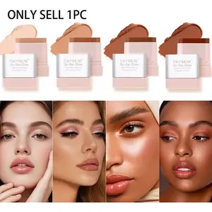 Sam Sugar Foundation Stick Long-Lasting Concealer Oil Control Moisturizing Natural Look Cosmetic Makeup for Flawless Skin Coverage