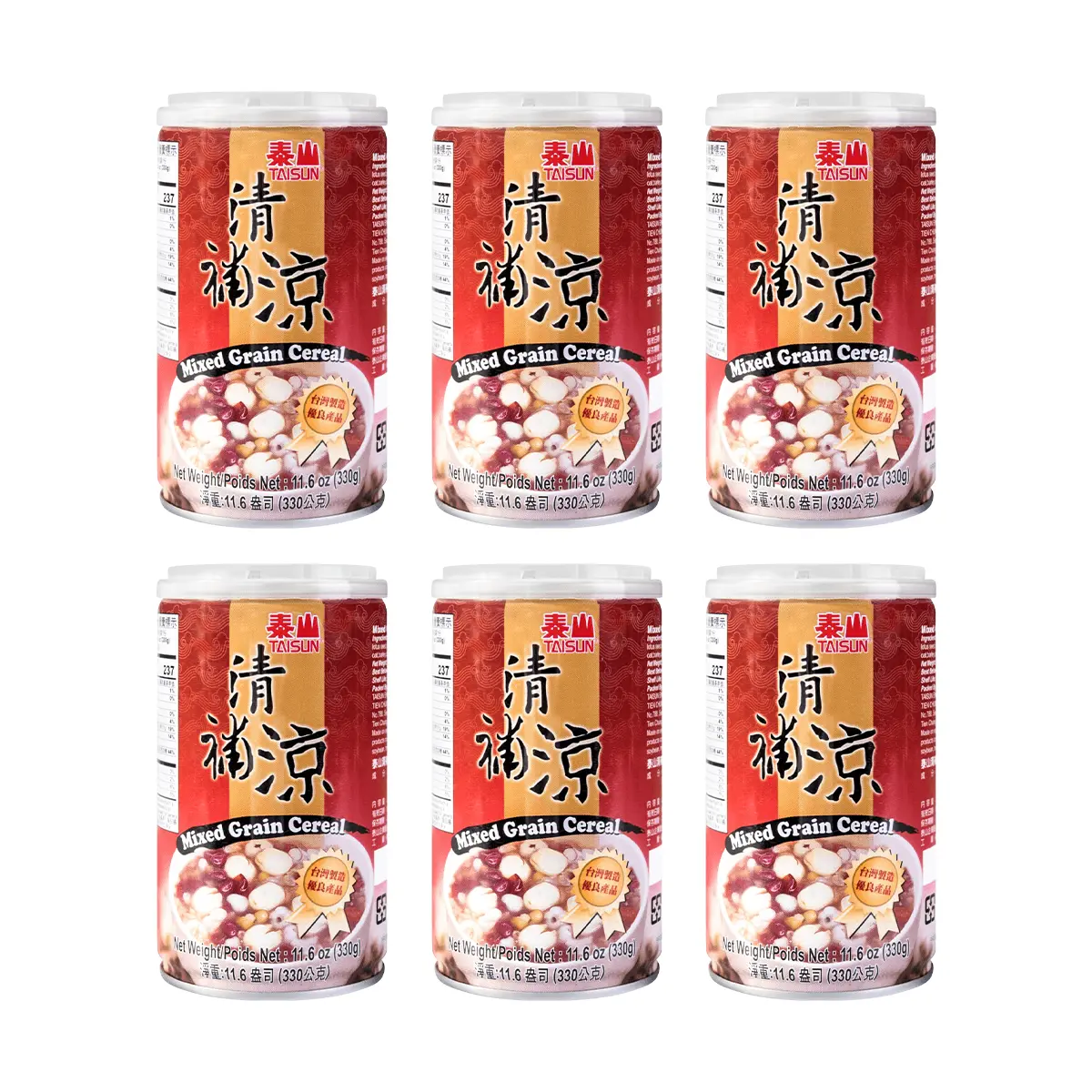 TAISUN Mixed Grain Cereal 330g*6【Value Pack】