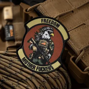 M4 Eagle Rifleman Morale Tactical Camo Patch Soldier Hook&Loop Emblem Military Badge Combat Armband Backpack Stickers